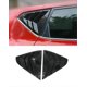 thumbnail image 1 of For Nissan Tiida 2011 2012 2013 2014 2015 Car Rear Side Window Blinds Trim Cover Louver Stickers Frame ABS Carbon Fiber, 1 of 5