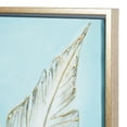 thumbnail image 4 of 30" x 40" Handmade Tropical Leaf Framed Wall Art with Gold Frame, by DecMode, 4 of 5