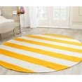 thumbnail image 4 of Safavieh Montauk Tapis Contemporain Jaune - Rond 6 Pieds, 4 of 4