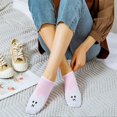 thumbnail image 4 of Women Low Cut Socks Girls Student Cartoon Animal Pattern Cute Casual Ankle Socks for Daily Life#4, 4 of 4