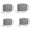 thumbnail image 1 of weibbin Extra Large Storage Bags, Folding Moving Comforter Blanket Storage Bags Closet Organizers and Storage Containers for Clothes with Strong Handles&Zippers Clear Window for Bedding Pillow, 1 of 7