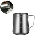 thumbnail image 6 of Dienrx 900Ml Justainless Steel Milk Frothing Pitcher - Cappuccino Jug | 350Ml/600Ml/900Ml Sizes, for Coffee Lattes, Home Baristas, Cafes, Coffee Enthusiasts, 6 of 9