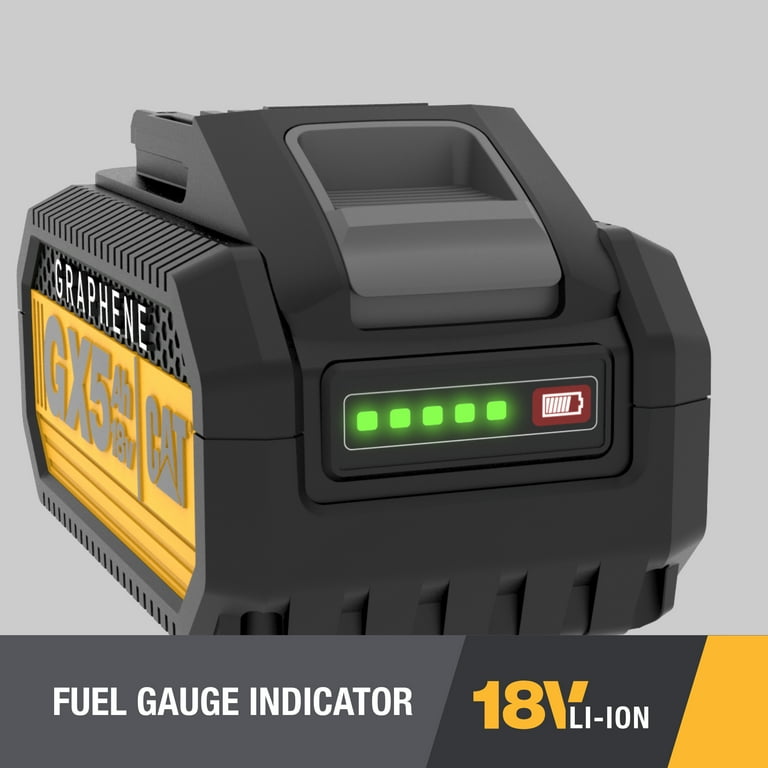 Caterpillar Cat® GXB5 18V 1 FOR ALL 5Ah Graphene Battery, 4X Cycle