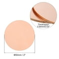 thumbnail image 2 of Pure Copper Sheet, 2" x 0.03" 20 Gauge T2 Copper Metal Round Plate for Crafts, Electrical Repairs, 5 Pack, 2 of 6
