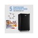 thumbnail image 5 of WANAI Mini Fridge 3.2 Cu.Ft Single Door Compact Refrigerator with Freezer, 5 Level Adjustable Thermostat, Small Fridge for Dorm Office Bedroom LED Lig, 5 of 5