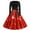Red, variant on BLTIBY Christmas Dress for Women Vintage Winter Fall Long Sleeve Round Neck 1950s Cocktail Pleated Dresses Knee-Length Evening Party Prom Outfits with Belt Green L