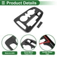 thumbnail image 4 of Central Control Gear Shift Panel Trim Cover for Chevrolet Trax 2024-2025 Gear Shift Control Anti-Scratch Panel Sticker Carbon Fiber Black, 4 of 6