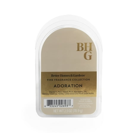 BHG Luxury Fragrance, Adoration Scented Wax Melts, 2.5oz
