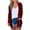 Red, variant on asdoklhq Womens Plus Size Coats Clearance Under $15.00, Woman Long Sleeve T-Shirt Autumn Open Front Christmas Cardigan Loose Outerwear Printing Blouse Coat Pockets Tops
