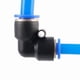 thumbnail image 4 of 2pcs PVG "PV" 2 Way 4 6 8 10 12 14 16mm Tipo neumático tipo Conexión de codo Conector de tubería de plástico Ajuste rápido, 4 of 6