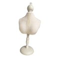 thumbnail image 1 of Busto de exhibición de collares, soporte para presentación de joyería, maniquí Retro de madera, organizador de almacenamiento de collares para, 1 of 8
