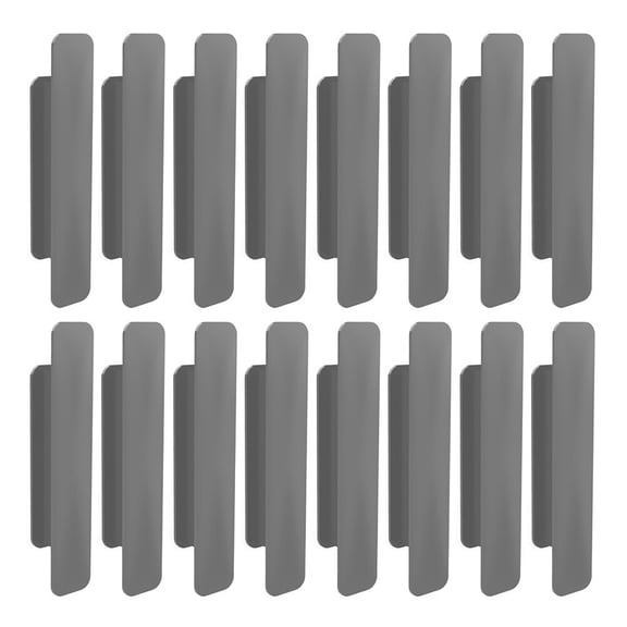 MRLESS 8 Pairs Grey Furniture Knobs - Door/Cupboard/Cabinet Handles