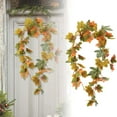 thumbnail image 2 of Flowers Maple Leaf Wall Hanging Greenery for Indoor Outdoor Decoration Vines, 2 of 8