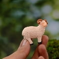 thumbnail image 4 of HCTSHG ​​Miniature Sheep Figures​​, Resin Decorative Animals, ​​Farmhouse Shelf Sculptures​​, Creative Home Decor Ideas, Rustic Animal Figurine Ornaments, Collectible Display, 4 of 6