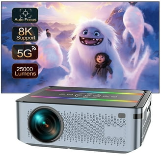 REPABOW Short Throw Native 1080P 4K Home Theater Video Projector