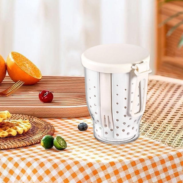 Taza de ensalada,Vaso para ensalada con tapa y tenedor reutilizable para la oficina,Vaso para guardar ensalada de frutas con desagüe para fiestas y viajes,Contenedor de almacenamiento de