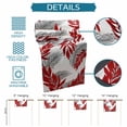 thumbnail image 6 of Red Leaves Table Runner 70 Inches, Willow Leaf Abstract Plants Rustic Branch Bed Runner Dresser Scarves Tabletop for Indoor Outdoor Parties/Ceremony/Banquet, 13" x 70", 6 of 9