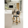 thumbnail image 2 of Modern Bistro Rattan Counter Stool, 2 of 4