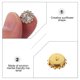 thumbnail image 3 of FELTECHELECTR Botones de diamantes de imitación hechos a mano, botones de cristal para coser, accesorios de bricolaje, 3 of 4
