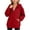 Red, variant on RYRJJ Girls Boys Snap Button Hooded Sweatshirt Long Sleeve Kangaroo Pocket Oversized Hoodies Loose Kids Casual Pullover Tops
