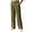 Green, variant on Posijego Women's Corduroy Pants High Waisted Wide Leg Pants Ladies Business Casual Dress Vintage Pants with Pockets