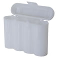 thumbnail image 3 of EBC Battery 100 Cajas de Almacenamiento de Caja de Soporte de Batería AA AAA de Plástico Blanco, 3 of 9