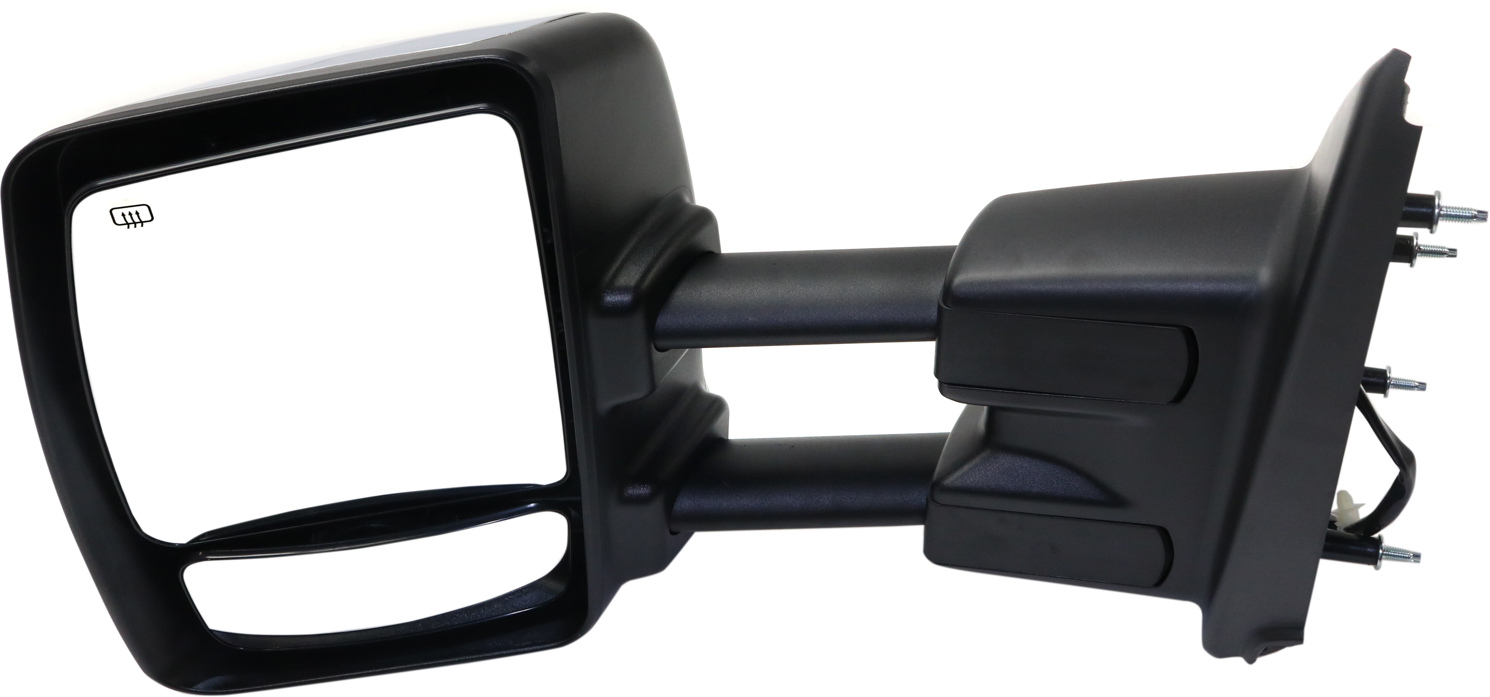 Towing Mirror Compatible With 2012-2018 Nissan NV3500 NV2500 Left Driver Side Heated w/ Blind Spot Corner Glass Chrome Kool-Vue