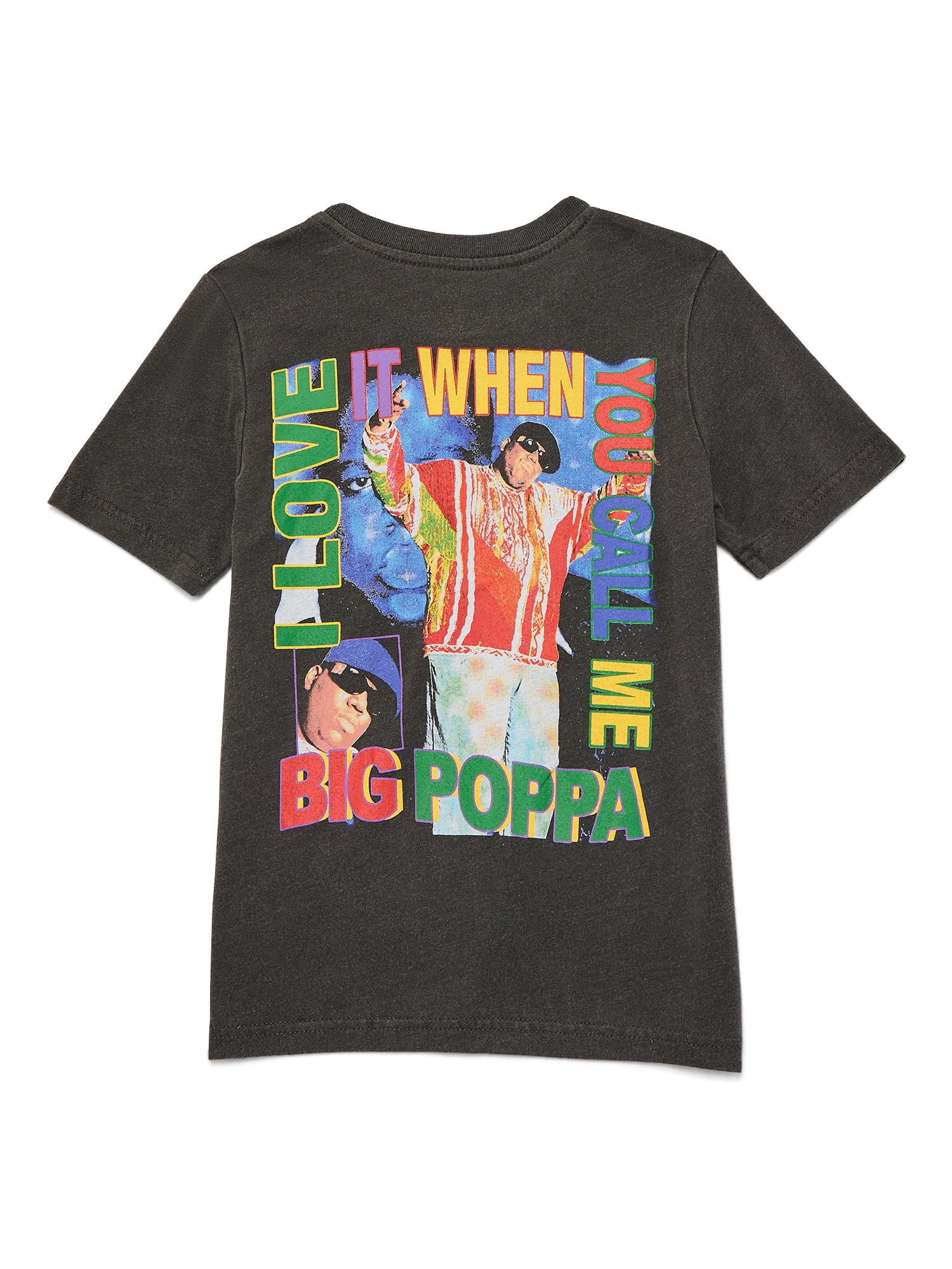 Notorious BIG Boys Biggie Smalls Graphic Tee with Short Sleeves, Sizes 4-18