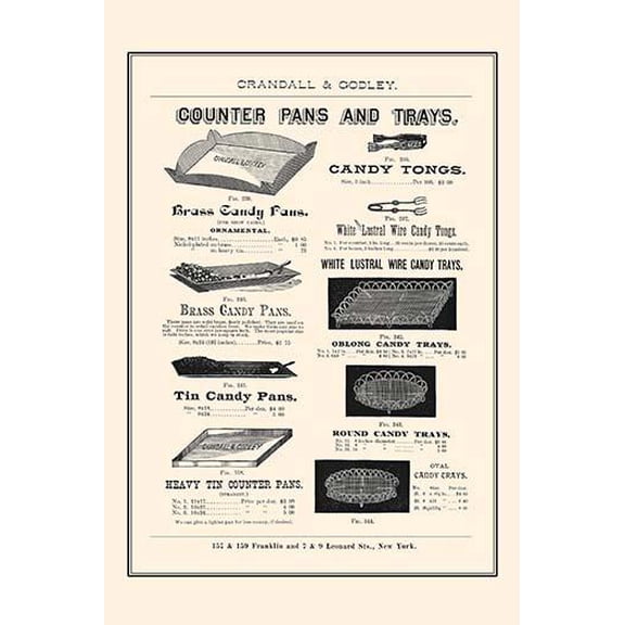 Counter Pans and Trays-Fine Art Canvas Print (20" x 30")