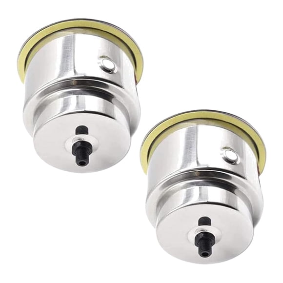 MARINE CITY 8 Blue LED Lights Cup Holder with Drain – 304 Stainless Steel, Corrosion-Resistant, Easy to Install for Boats, Yachts, Ships, Kayaks (Pack of 2)
