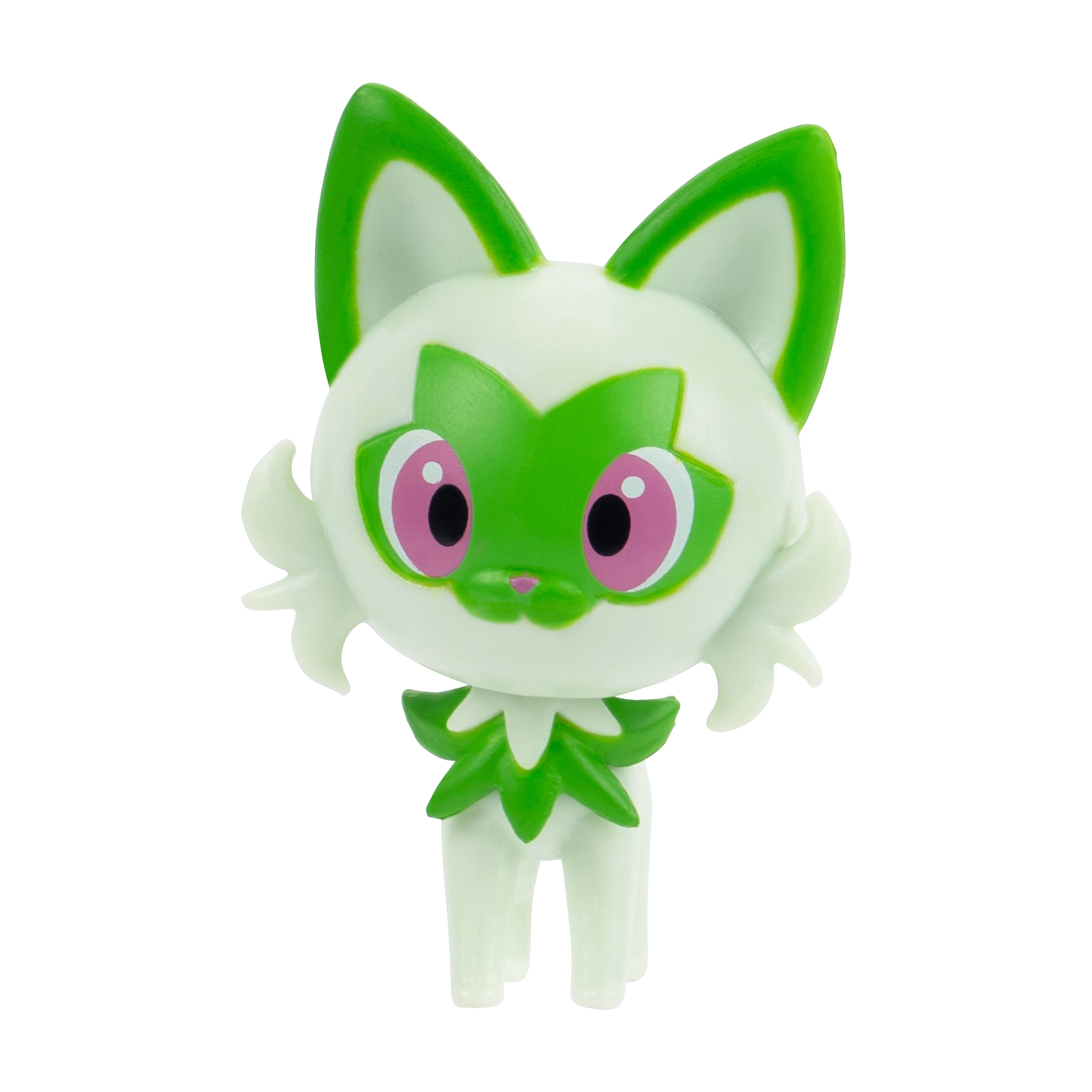 Pokemon Clip ‘N’ Go Sprigatito and Poké Ball - Includes 2 inch Battle Figure and Poké Ball Accessory