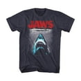 thumbnail image 1 of Jaws In Color 1975 American Thriller Amity Island Shark Attack Adult T-Shirt, 1 of 2