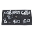 thumbnail image 1 of Rolled Hem Presser Foot,7Pcs Rolled Hem Presser Hemming Foot Kit Sewing Machine Presser Foot Kit Optimized for Excellence, 1 of 14