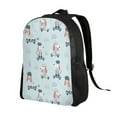 thumbnail image 2 of Haiem Poodle Playing Skateboard Backpack - Stylish and Durable 15-inch Laptop Backpack with Waterproof Oxford Fabric, 2 of 8