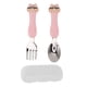 thumbnail image 2 of Juego de Tenedor Cuchara para bebé de 6 Piezas con Dibujos Animados Utensilios de Alimentación de Acero Inoxidable para Niños Pequeños con Estuche de Viaje ANGGREK  Otros, 2 of 8