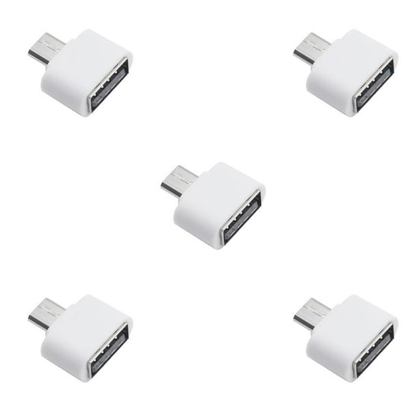 Sidaley Miniadaptadores OTG para teléfono móvil, lector de tarjetas, Micro USB, ratón Flash, teclado, expansiones Type4 NO4