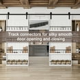 thumbnail image 5 of 36'' x 84'' Wood and Primed Bookshelf Style Barn Door with Mounting Hardware Kit, 5 of 8
