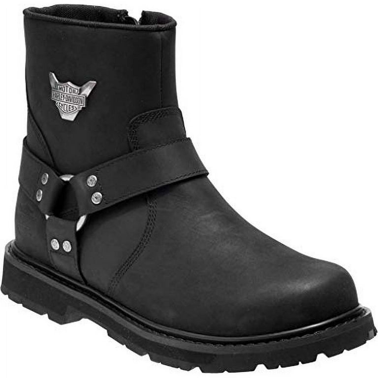 Harley davidson top black leather boots