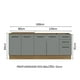 thumbnail image 3 of Kit Amario de Cocina 200cm Glamy Madesa MG, 3 of 5