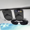 thumbnail image 2 of 2-Pack Car Visor Sunglasses Holder - Magnetic Leather Sunglasses Holder and Ticket Holder - Car Visor Accessories, 2 of 6