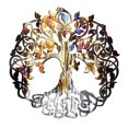 thumbnail image 1 of Árbol de la vida de metal, colgante de pared para el hogar, de hierro forjado, diseño lleno de vida, 1 of 5