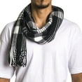 thumbnail image 3 of Alpine Swiss Mens Scarf Soft Knit Winter Scarves Plaid Striped or Solid Neck Covering Long Warm Stylish, 3 of 7