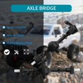 thumbnail image 5 of 2Pcs Front & Rear Axle Bridge for WPL B1 B14 B24 C14 C24 C34 C44 1/16, 5 of 5