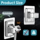 thumbnail image 3 of Matsuzay Soporte de ducha Universal de montaje en pared ABS, Base adhesiva de fácil instalación con ángulo ajustable, superpotencia Accesorios de baño, 3 of 6