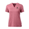 thumbnail image 2 of Women's Cutter & Buck Cardinal Arkansas Razorbacks Forge Stretch Blade V-Neck Top, 2 of 3