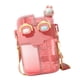 thumbnail image 5 of Botella De Agua Kawaii, Pajita Doble De Plástico A La Moda, 5 of 7