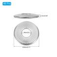 thumbnail image 2 of 304 Stainless Steel Flat Washers M8x22mm Belleville Spring Disc Washer Conical Knurled Metric Gasket 50 Pack, 2 of 6