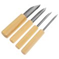 thumbnail image 4 of 4Pcs Pottery Tools for Clay and Pottery Professionals Khaki Circular Design, 4 of 8