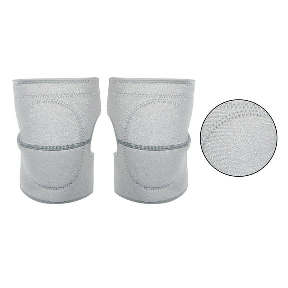 Vocoste 1 Pair Size L Knee Brace Protection Nylon Knee Pads Knee Support Knee Brace for Sport Gym Skating Gray