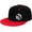 Red, variant on Flying with Dinosaurs Flat Bill Hats Contrast Hip Hop Baseball Cap Unisex Snapback Rock Caps